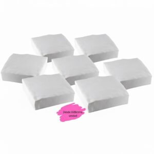 Toalla desechable peluquería spun lace, caja 700 unds.