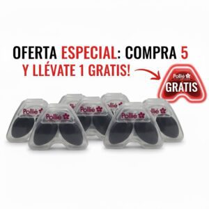 Protector ocular rayos uv Solarium con estuche, 6 unidades