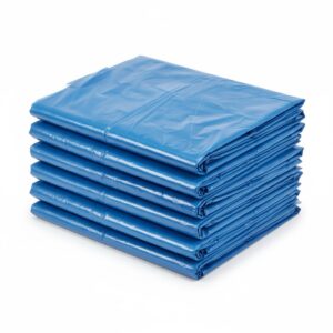 Capas tinte desechables 110x130 color azul, 6 x 50