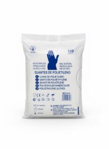 Guantes plástico talla única