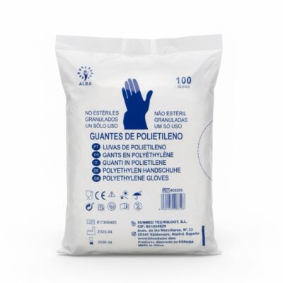 Guantes plástico talla única