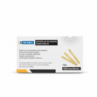 Espátulas madera corporal, 100 unidades