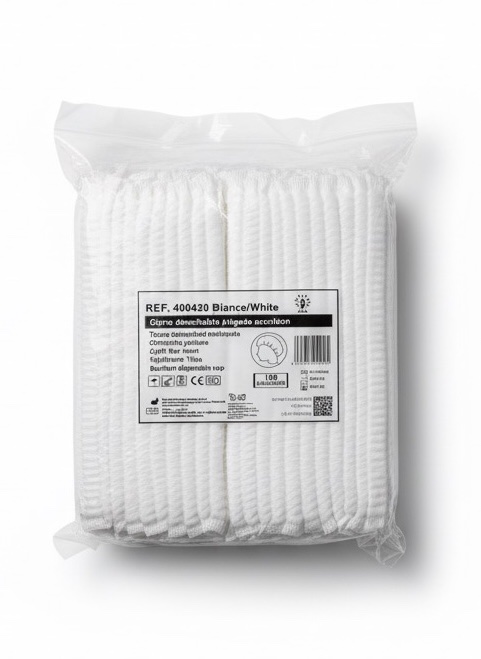 Gorro con goma polipropileno, 100 unidades - Imagen 2