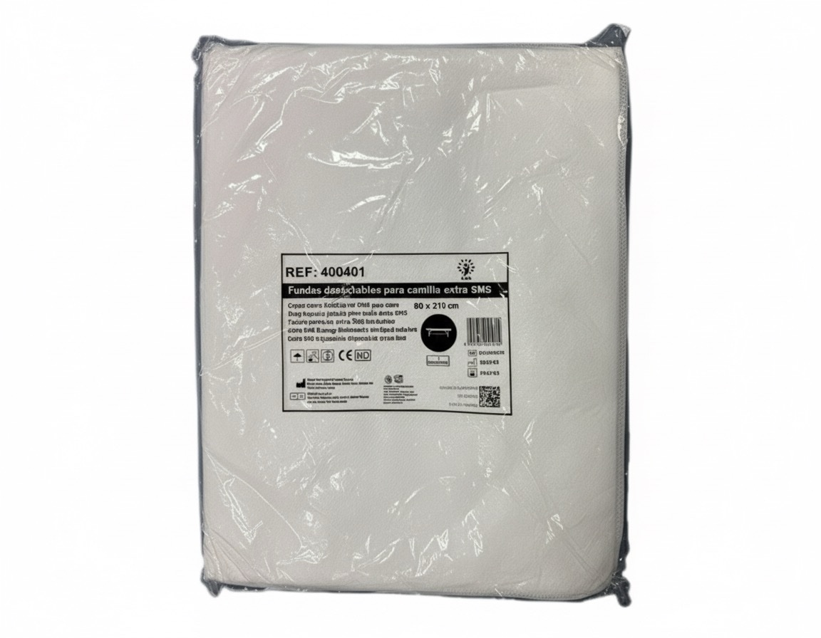 Sabana camilla ajustable blanca 210x80,