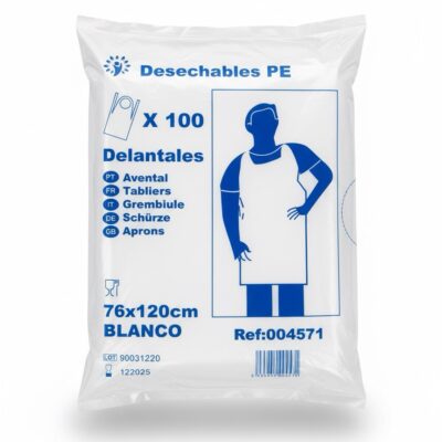 Delantal desechable polietileno
