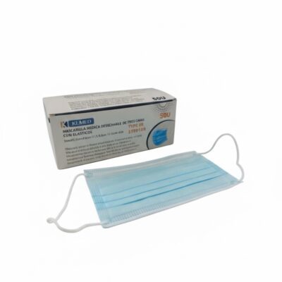Mascarillas higiénicas 3 capas, 50 unds.