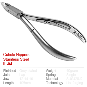 Alicate corta cuticula nghia