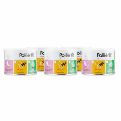 Cera bote Pollie 400 grs. 5 unidades