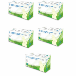 Guantes de vinilo x5