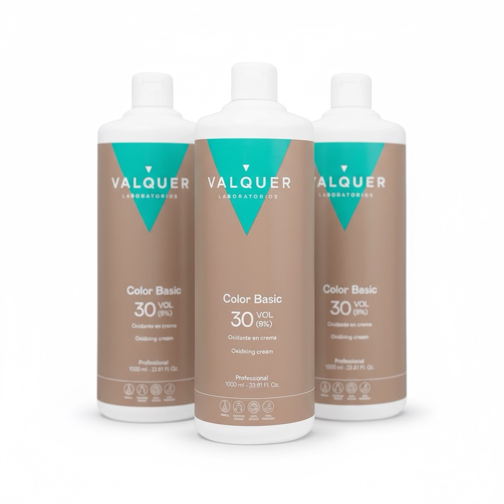 Oxidante en crema 30 V (9%) 1 L. 3 unidades