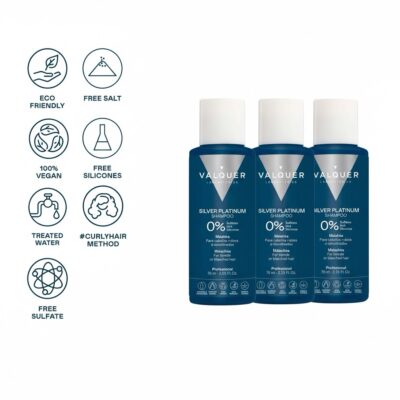 Champu silver platinium 75ml. 3 unidades